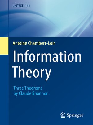 cover image of Information Theory